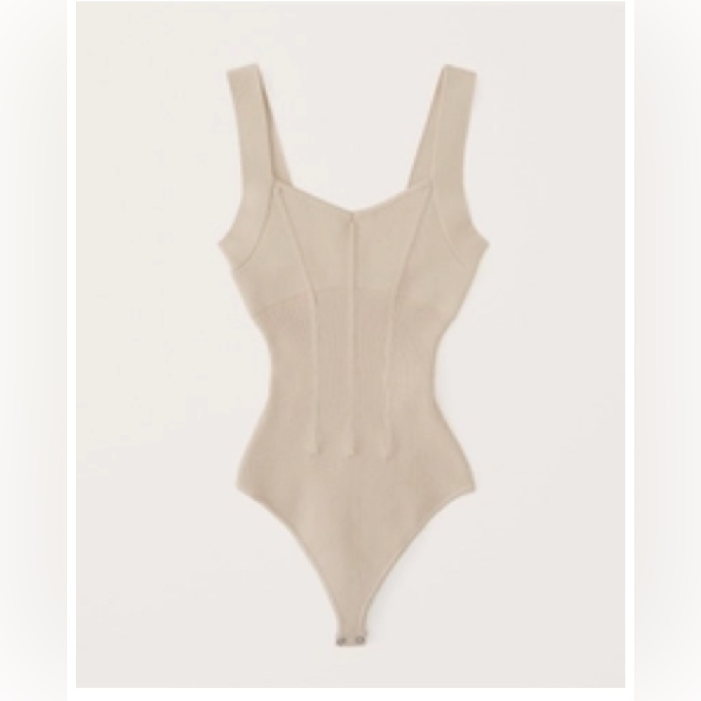 Knit V-Neck Bodysuit